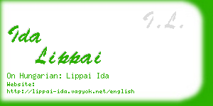 ida lippai business card